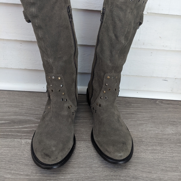 Juicy Couture Gray Suede Giordana Boots - Picture 5 of 6